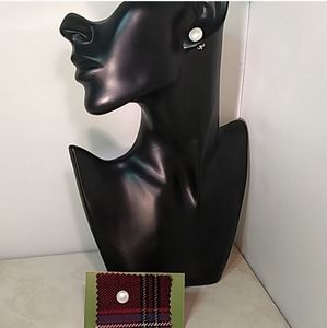 "Scottish" Pearl and Solid Sterling Silver Earrings